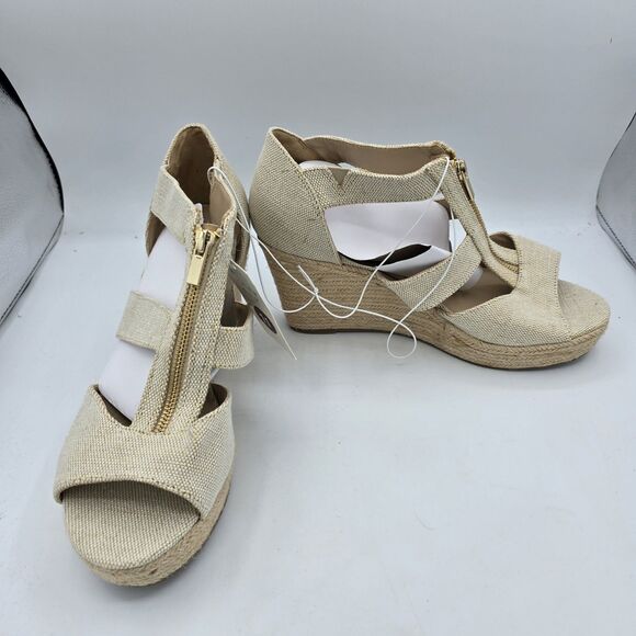 Women's Carla A New Day Espadrille Zip Sandals Cream Size 11 New With Tags Pumps - Picture 6 of 10